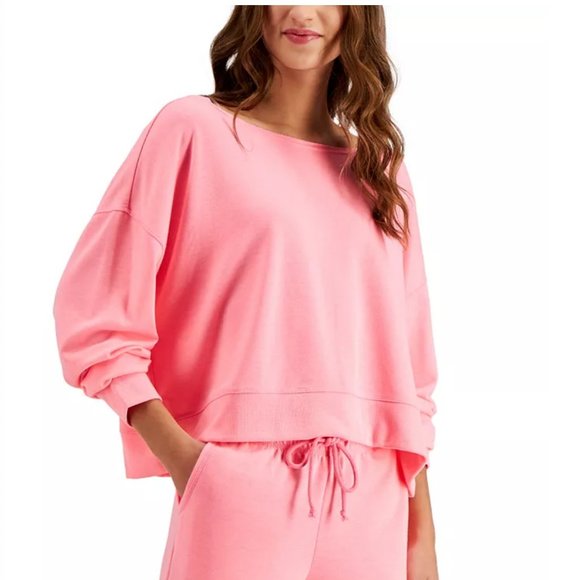 Jenni Intimates On Repeat Super Soft Crew Sleep Top - Picture 1 of 10